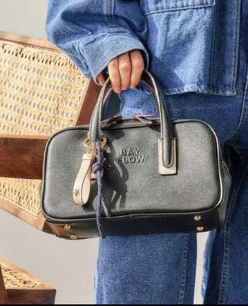 BAY FLOW 블랙 숄더백