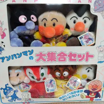 호빵맨 대집합 세트 봉제 인형 7체 세트 세가