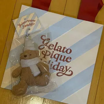 새상품 젤라또피케 이벤트 한정판 베어 참 스카이블루 완판템