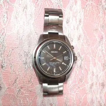 작동품 SEIKO 전파 솔라 손목시계 7842-0AM0