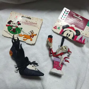 디즈니 나이트메어 비포 크리스마스 오너먼트 힐 신발