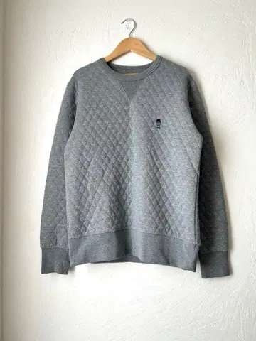 그라니프 맨투맨 트레이닝복 퀼팅 그레이 S