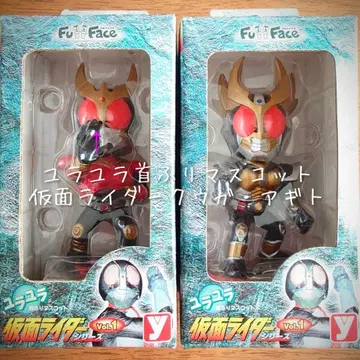유라유라 목인형 마스코트 가면라이더 시리즈 Vol.1 쿠우가 아기토 세트