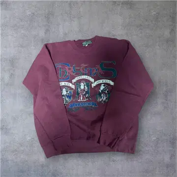 Croft & Barrow 버건디 맨투맨