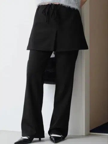 Kastane 골지 리브 치마바지 사이즈 1