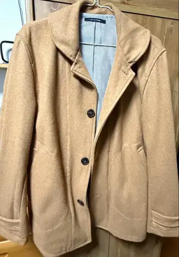 URBAN RESEARCH DOORS 베이지 피코트 L