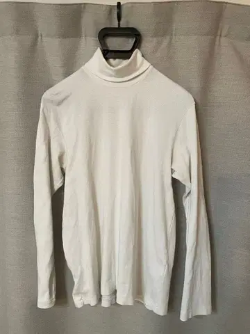 ANATOMICA 화이트 터틀넥 롱T M