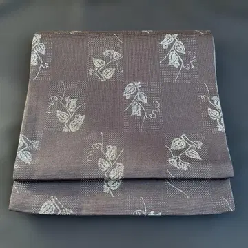 니시진 비단 다이코 주식회사 제작 후쿠로 오비 실크 100% 미재단품