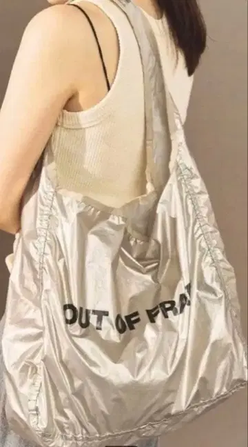 framework SMILE ECO BAG 스마일 에코백 골드