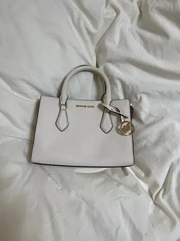 MICHAEL KORS 화이트 미니 토트백