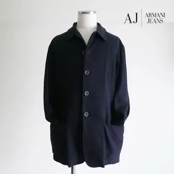 1990s ARMANI Jeans 소프트 자켓 네이비 이탈리아제