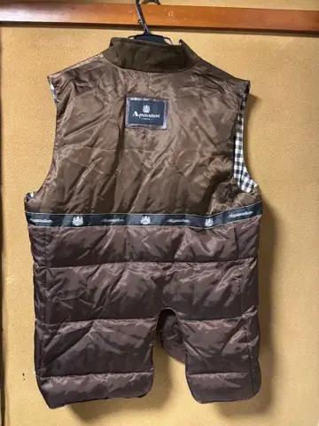 거의 새상품 아쿠아 스큐텀 이너 다운 베스트 정품 (레나운 OEM)