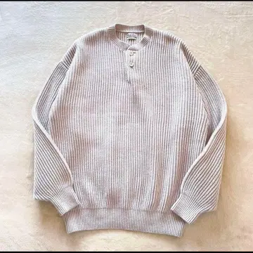 steven alan 루즈핏 헨리넥 니트