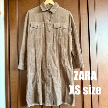 ZARA 자라 코듀로이 롱 코트 XS