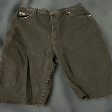 Lee 블랙 데님 숏팬츠