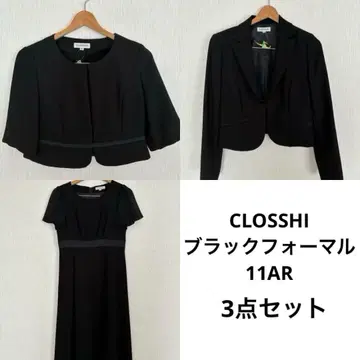 여성용 블랙 포멀 11호 3종 세트 원피스, 자켓 2종