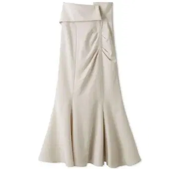 SNIDEL 슬릿 머메이드 스커트 snidel 스나이델 아이보리