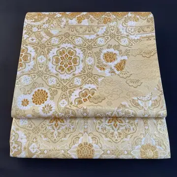 다이코 주식회사 제작 후쿠로 오비 니시진 비단 보석류 명화금 미재단품