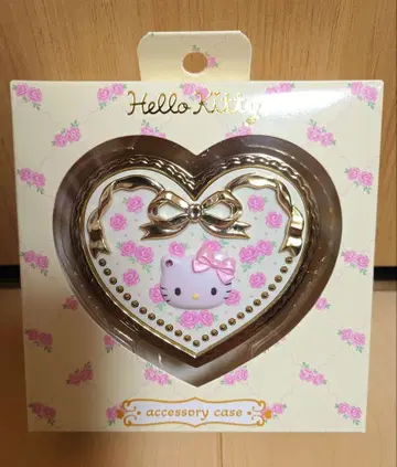 새상품 거울 포함 잡화 케이스 키티