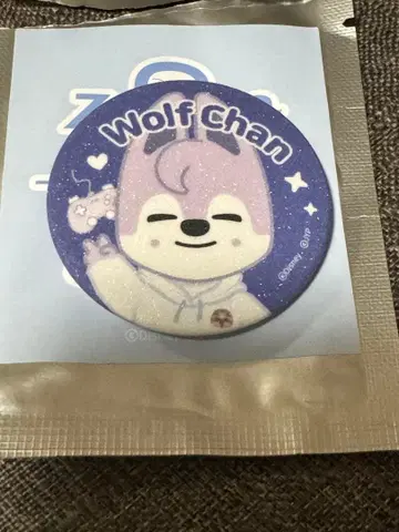 straykids 시크릿 글리터 캔뱃지 울프 찬