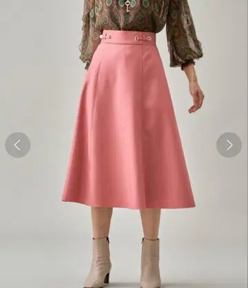 아나이 브라이트 트윌 벨트 모티브 스커트