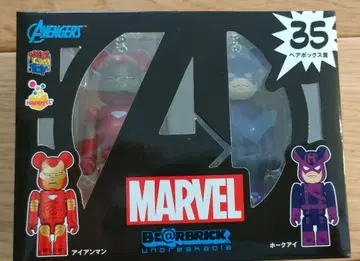 베어브릭 MARVEL 아이언맨 & 호크아이 2체 세트