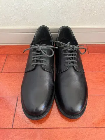 마리아 루이사 블랙 가죽 레이스업 슈즈