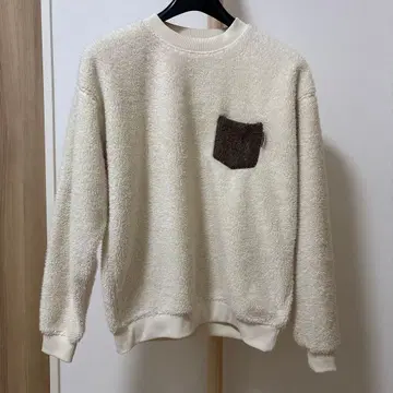 써니 라벨 보아 트레이닝복 아이보리 해리스 트위드 포켓 가을/겨울 M