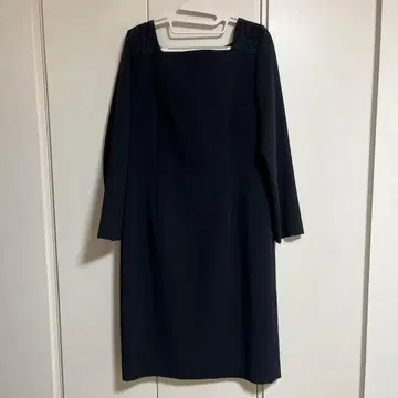 네이비 레이스 원피스