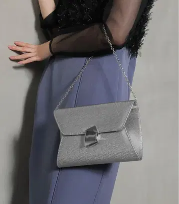 [ Kana ] 3way 메탈 라메 코팅 파티 백