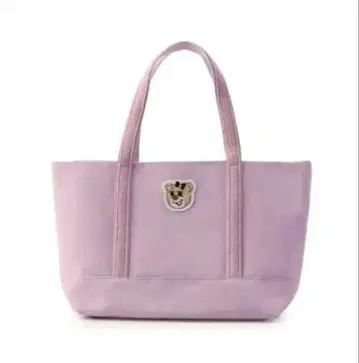 택 없음 새상품 페이러 테디 토트 퍼플