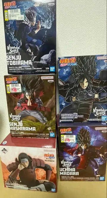 NARUTO 우치하 마다라 센쥬 하시라마 센쥬 토비라마 피규어 세트