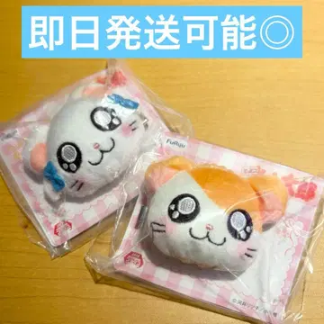 꼬마햄찌 봉제인형 헤어 클립 햄 리본