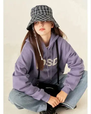 ODSD 로고 후드티 퍼플 M