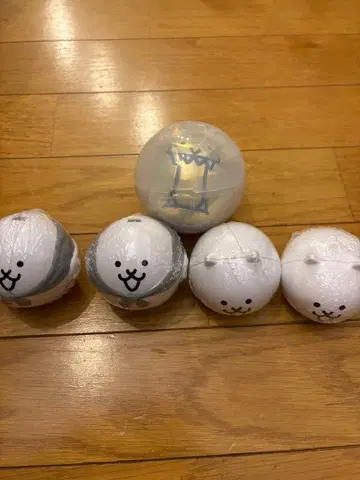 냥코 대전쟁 캡슐 캐릭터 13주년 5개 세트 미개봉 금 도금