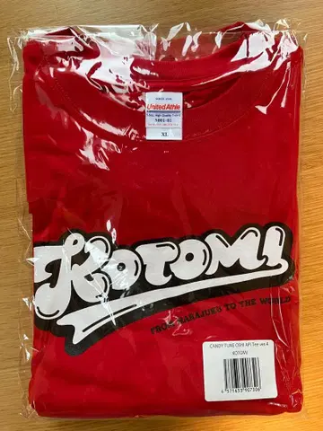 CANDY TUNE 캰츄 최애 어필 T셔츠 타치바나 코토미