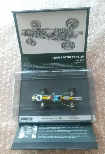 1/43 로터스 1963 실버스톤 GP 짐 클라크 미니카 새상품