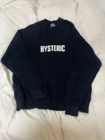 HYSTERIC 니트 스웨터 블랙