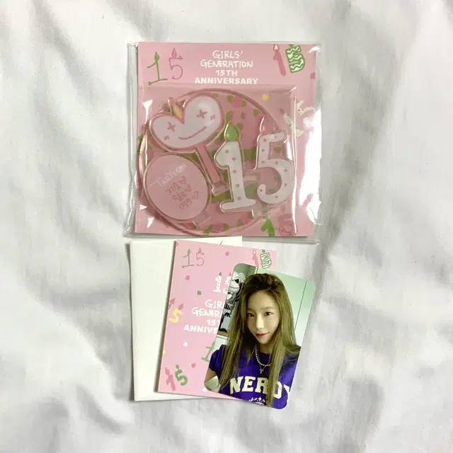 소녀시대 15주년 아크릴 스탠드 포카 태연 양도 앨범 10주년 응원봉