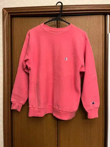 90s Champion Reverse Weave 핑크 L 페이드