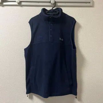 브룩 네이비 플리스 베스트