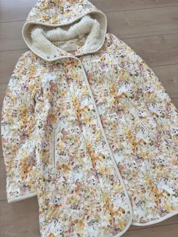 프랑슈리페 퀼트 퀼팅 아우터 코트 롱 장난감 상자