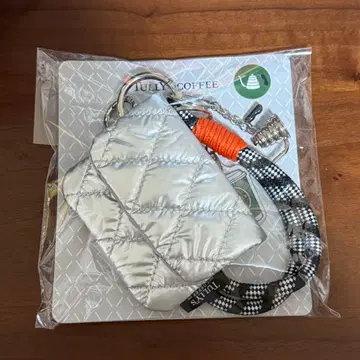 [ 미개봉 새상품 ] 타리즈 커피 멀티 백참 주전자 실버 파우치