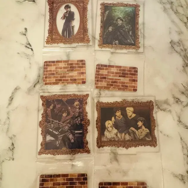 미개봉) 진격의 거인 아크릴 스탠드 세트