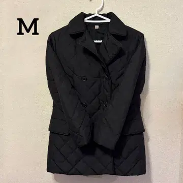 블랙 퀼팅 자켓
