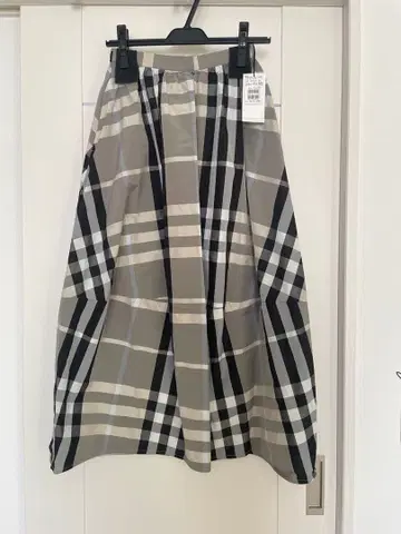 스콧 클럽 vin 롱 스커트 체크