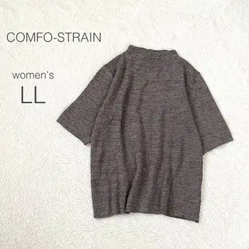 [네이비 트레인] 보틀넥 썸머 니트 반팔 깔끔한 새상품급 빅 사이즈