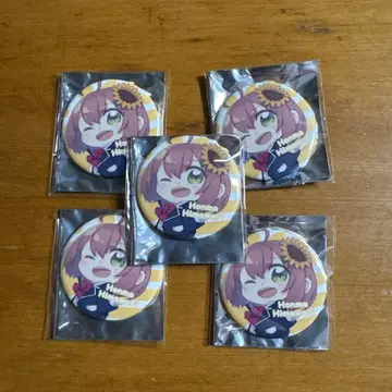 니지산지 캔뱃지 D그룹 혼마 해바라기 5개 세트