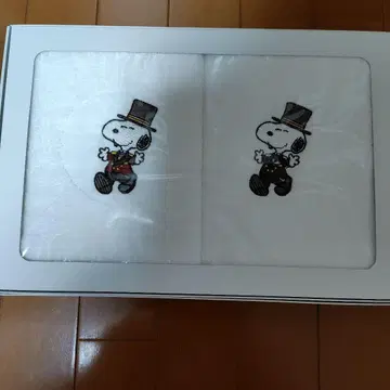 도어맨 스누피 페이스 타월