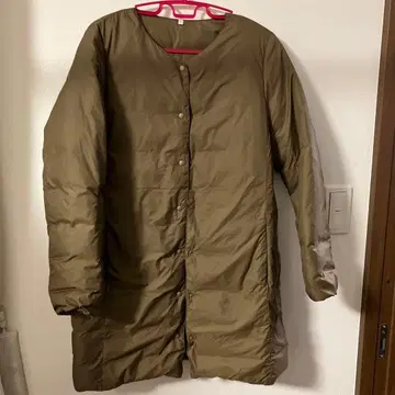올리브 다운 자켓